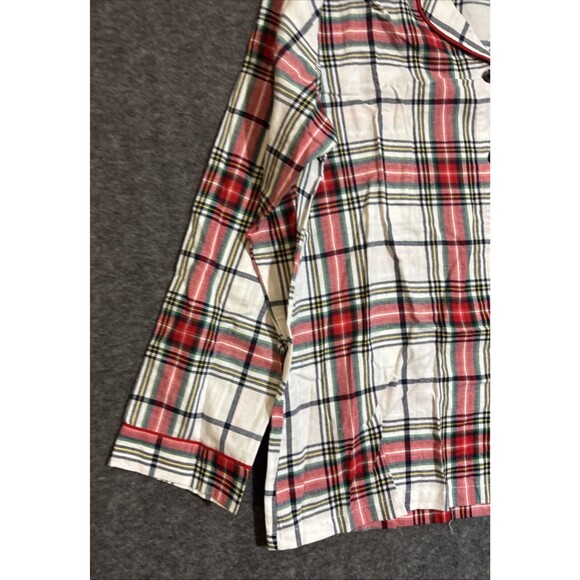 Wondershop Target Women's Sleepwear Long Sleeve Plaid Red Large - Picture 2 of 6